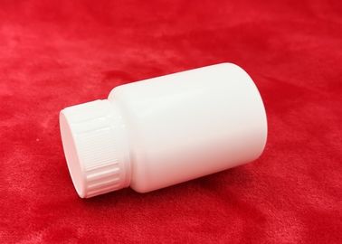 Bouteilles en plastique de capsule de Tablette de pilule du HDPE 120CC blanc vide